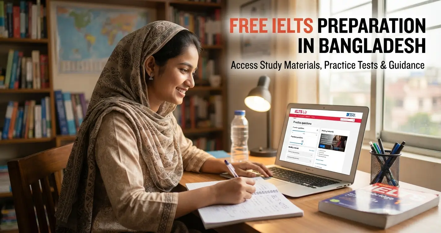 বাংলাদেশে Free IELTS Preparation, course, Mock Test