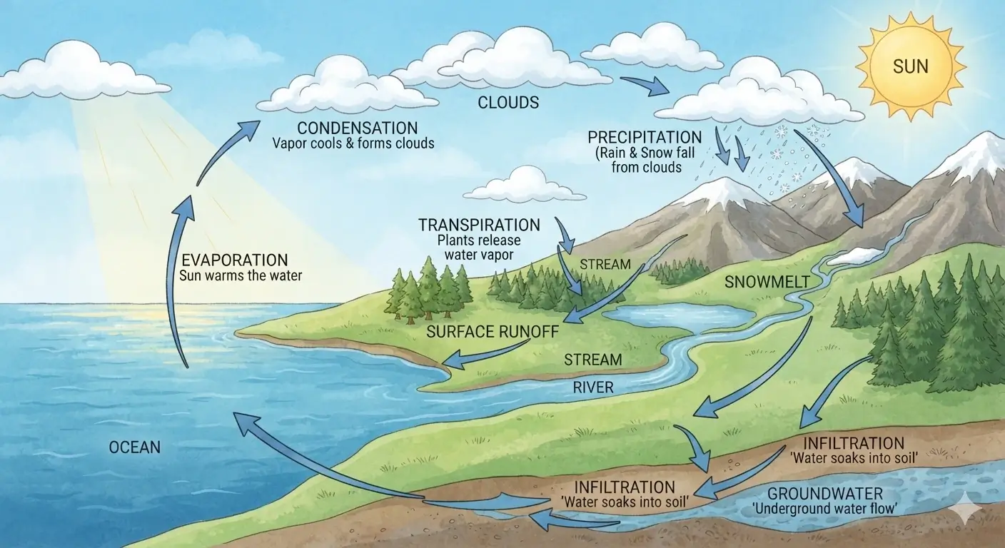 how does rain form janaojana